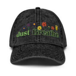 Just Breathe <br>vintage Cotton Twill Cap