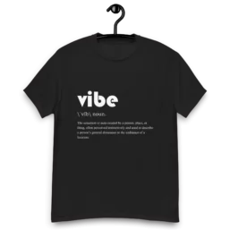 Vibe t-shirt front unisex classic tee