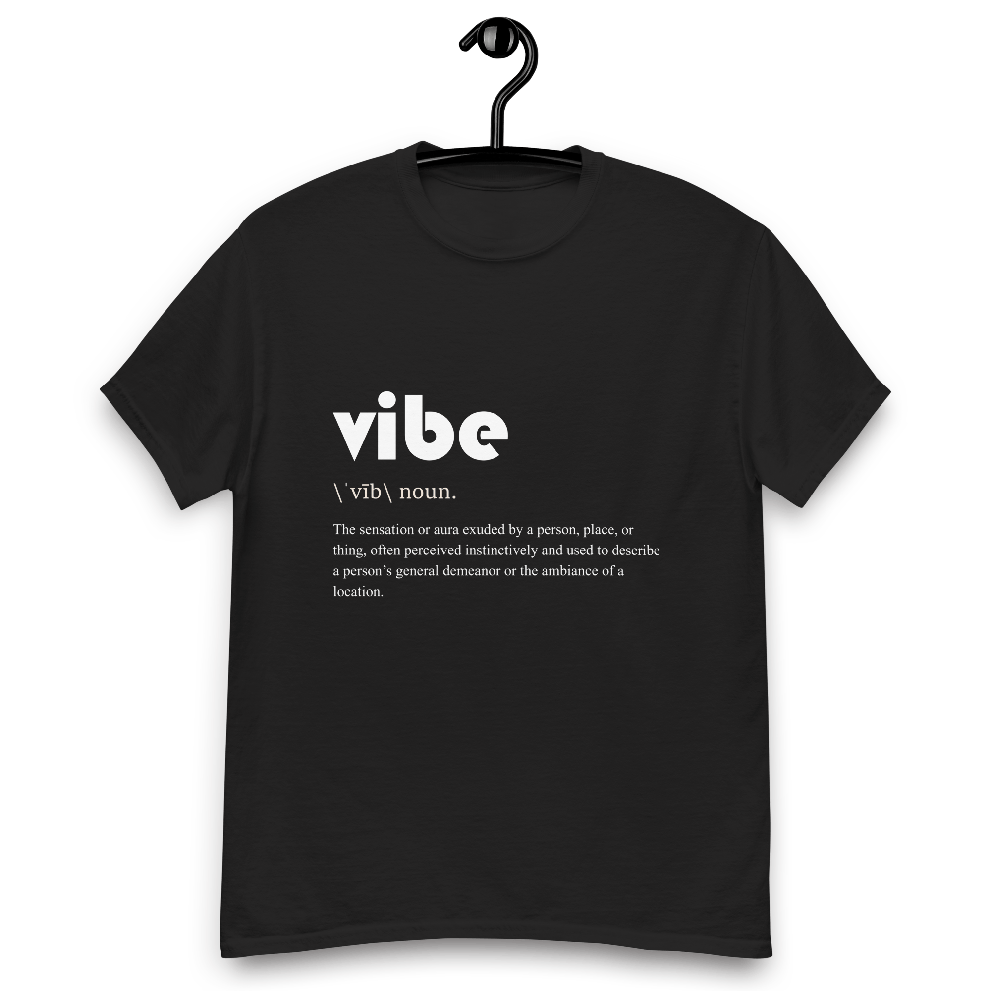 Vibe t-shirt front unisex classic tee