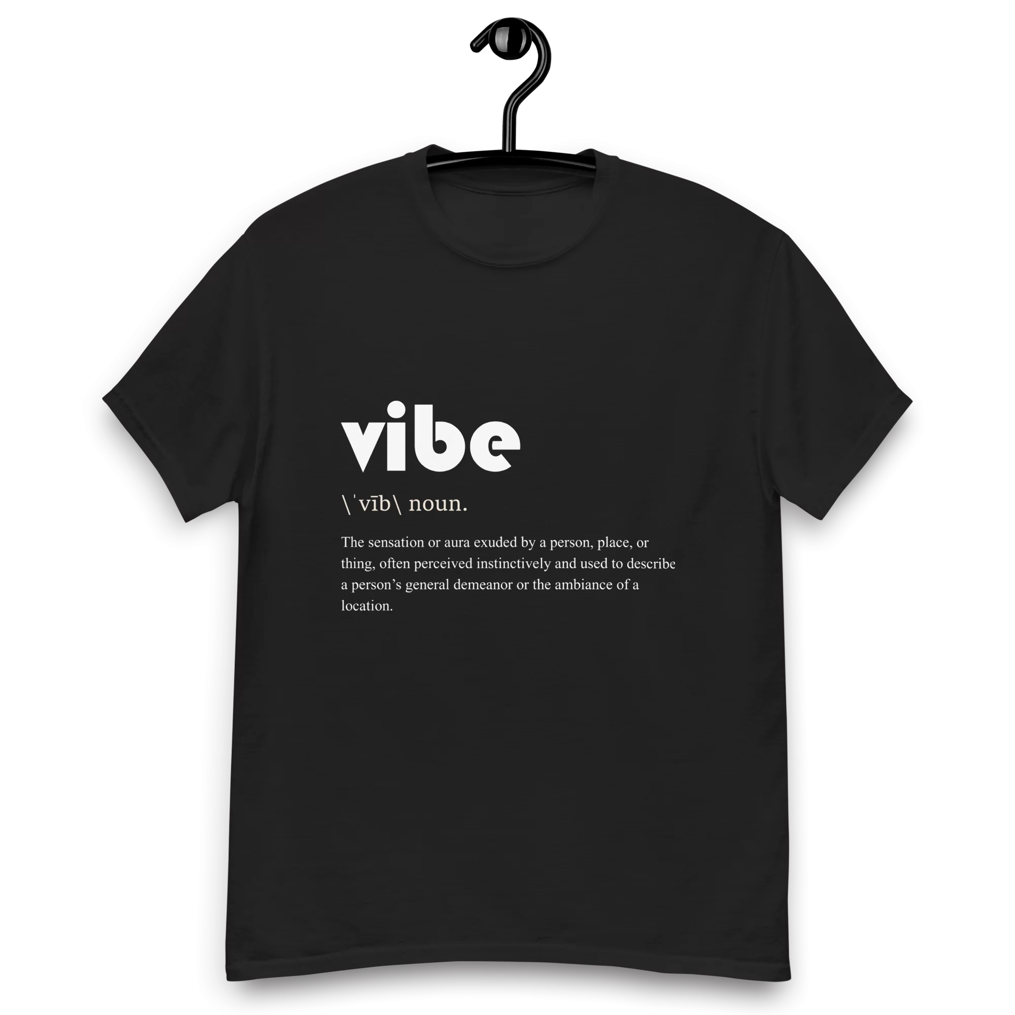 Vibe t-shirt front unisex classic tee