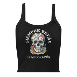 Siempre Estás En Mi Corazón women’s micro-rib tank top