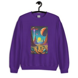 Cosmic Desert UFO sweatshirt