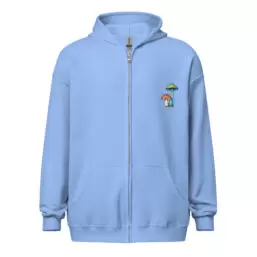 Mushroom unisex heavy blend zip hoodie
