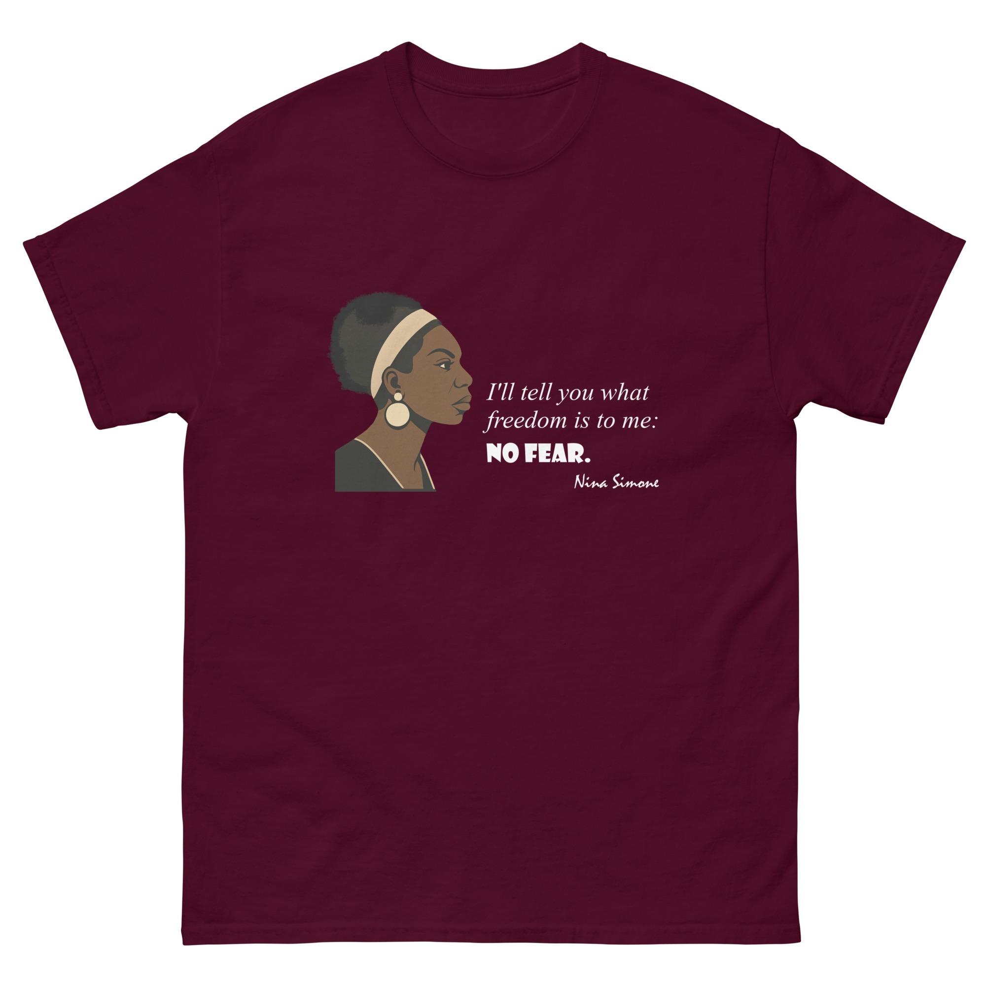 Nina Simone - No Fear: unisex classic tee